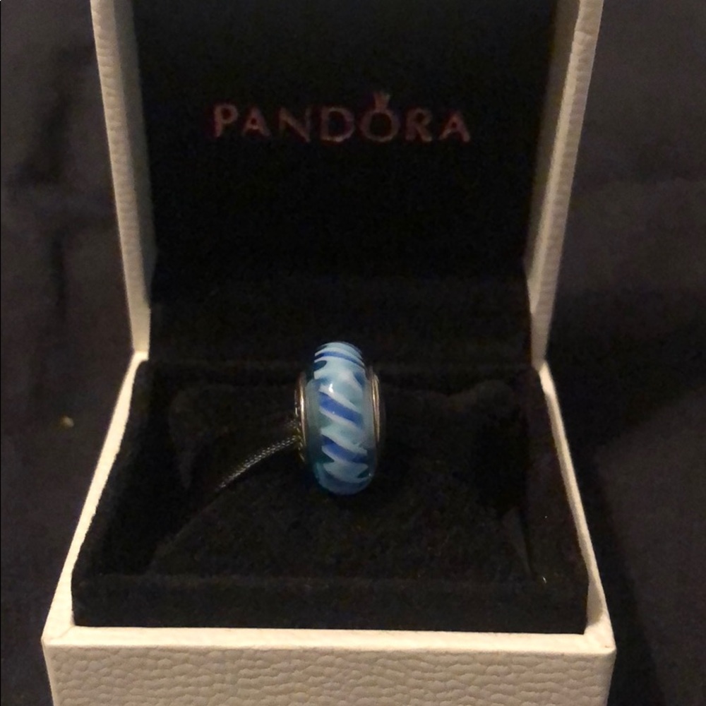 Pandora Murano Glass blue charm